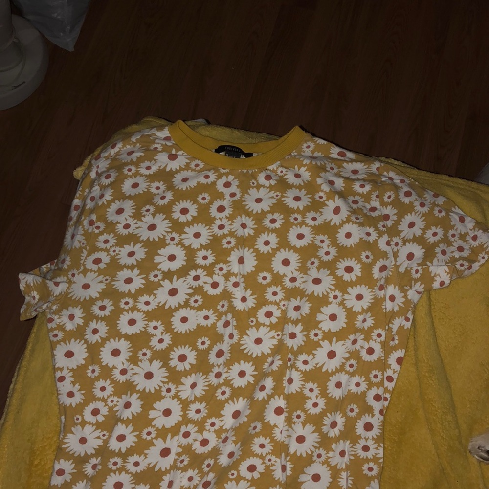 FLORAL TSHIRT DRESS